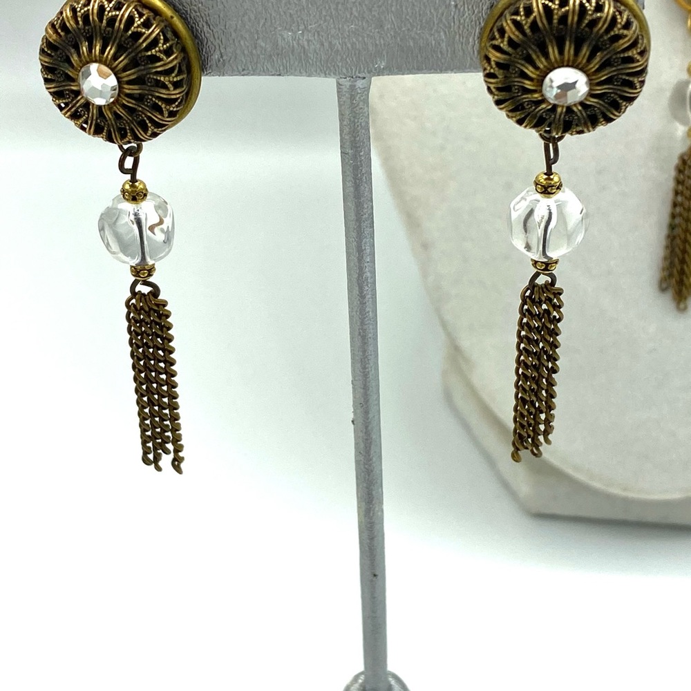 Bridgerton Inspired Jewelry Victorian necklace Earrings Bracelet Set - Picture 6 of 16